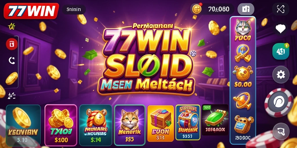 Gameplay menarik dan grafis menakjubkan di 77WIN Slot.