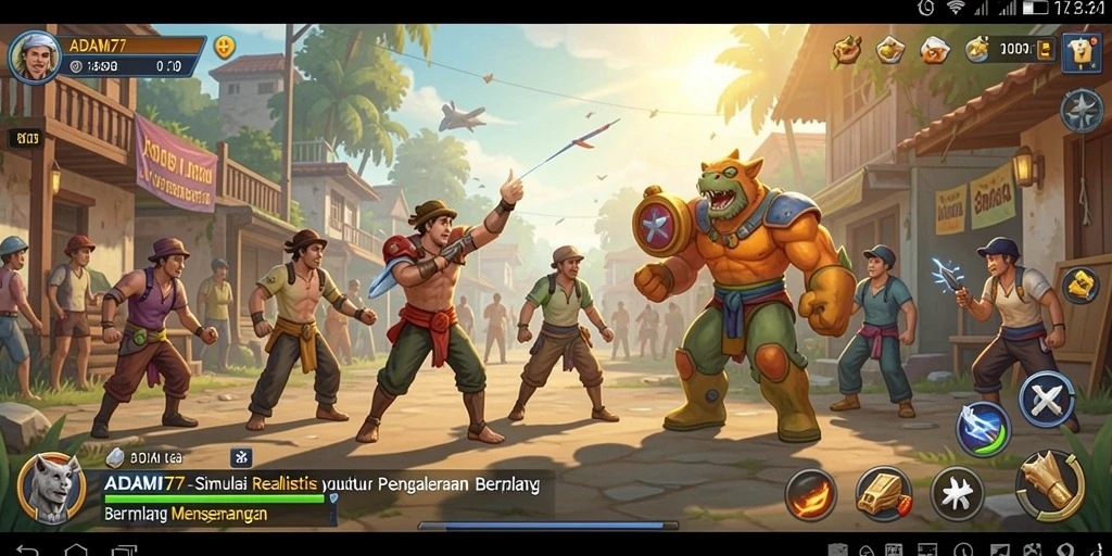 Tampilan gameplay <strong>ADAM77</strong> yang menarik dalam dunia simulasi.