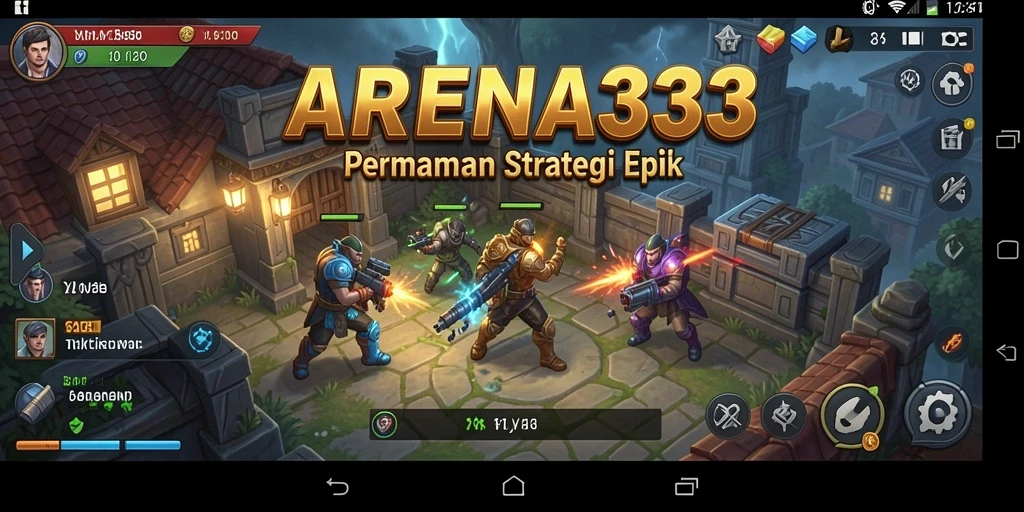 Tangkapan layar ARENA333 menampilkan pertempuran strategi yang mendalam.