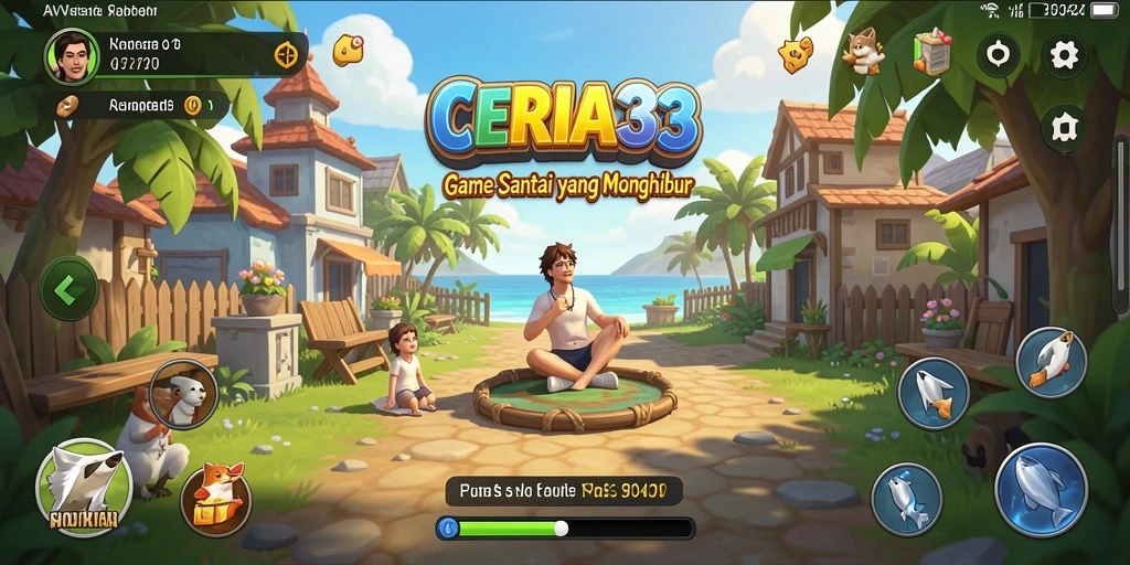 Tangkapan layar CERIA33 menampilkan gameplay yang menarik dan menghibur.