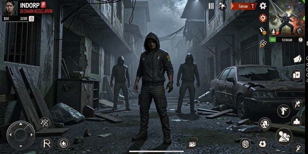 Gameplay menegangkan dengan elemen Horror yang memikat.