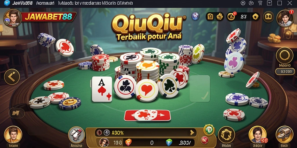 Tampilan gameplay QiuQiu yang menarik dan seru di JAWABET88.