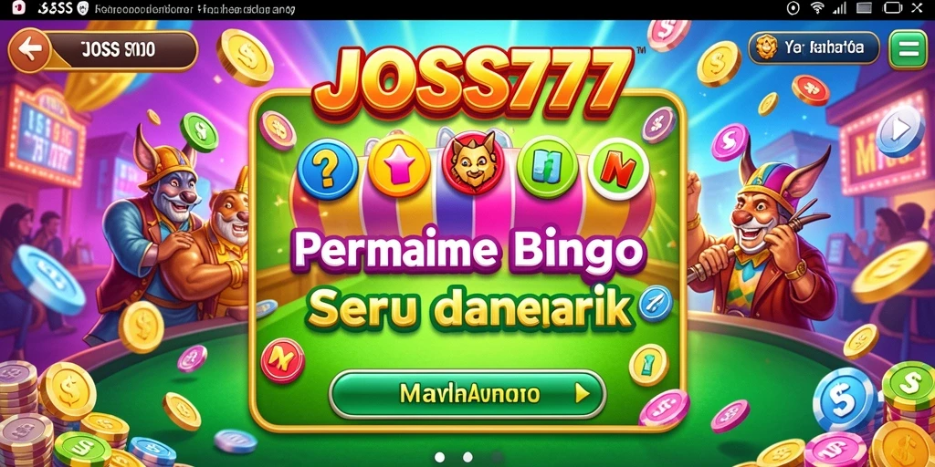 Tampilan gameplay Bingo seru di JOSS777.