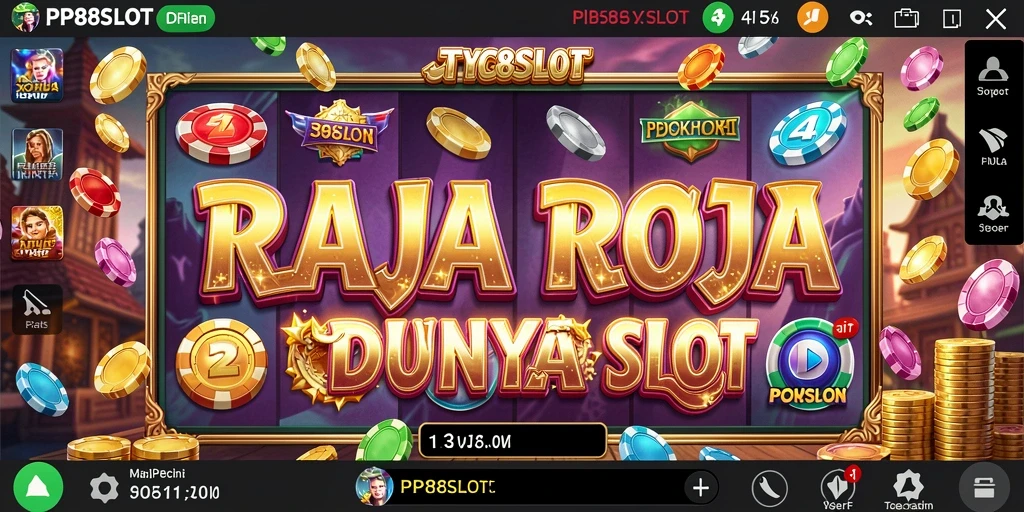 Tangkapan layar gameplay PP88SLOT menampilkan mesin slot yang beragam.